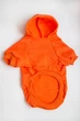 Толстовка с карманом для котов и кошек Pet Style "Однотон" Оранжевая XS - изображение 5
