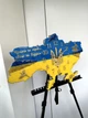 Часы настенные из эпоксидной смолы "Карта Украины" 60х40 см (013-60) - изображение 3