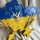 Годинник настінний з епоксидної смоли "Карта України" 50х34 см (038-50) - зображення 6