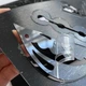 Настенные часы DIY 3D "Dentin" чёрные - Большие бескаркасные 3Д часы 60-130 см, самоклеящиеся (1011268) - изображение 12
