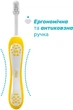 Зубная щетка Chicco First Milk Teeth 6-36 мес Голубая с желтым 2 шт (12082.11) (8058664174713) - изображение 5