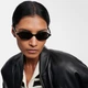 Солнцезащитные очки No Brand округлые Oculos черные - изображение 5