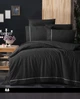 Постельное белье First Choice Ranforce Deluxe DARK 200 х 220 см Alisa Black - изображение 1