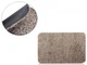 Коврик придверный Absorbs Mud Like Magic Super Clean Mat 0553/0727 70х46 см для входной двери впитывающий от грязи прямоугольный входной в прихожую в коридор грязезащитный для дома двери ванной комнаты коричневый - изображение 6