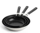 Набор сковородок KitchenAid СSS СС005708-001 3 предмета черный - изображение 1
