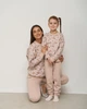 Теплий комплект Nicoletta на дівчинку - Байка - ведмедики Тедді - Family look мама/донька 95218-Бежевий-134 - зображення 3