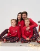 Жіноча піжама зі штанами PeaceLoveIrish Family look для сім'ї XL 96644 Червоний - зображення 2