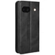 Чохол-книжка Deexe Retro Style для Google Pixel 8A - Black - зображення 5