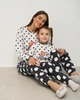 Піжама Nicoletta на дівчинку - Пінгвін - в горошок - Family look мама/донька 95216-Білий-134 - зображення 8