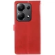 Шкіряний чохол книжка GETMAN Gallant (PU) для Xiaomi Redmi Note 13 Pro 4G / Poco M6 Pro 4G Red - зображення 2