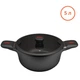Кастрюля с антипригарным покрытием Magio 24 см, 5 л черная - изображение 1