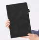 Чохол Wood Book на Xiaomi Redmi Pad SE (11") / чохол для планшета з функцій підставки та відділенням для кредитних карток / (чорний) - зображення 3