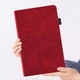 Чехол Wood Book на Xiaomi Redmi Pad SE (11") / чехол для планшета с функций подставки и отделением для кредитных карт / (красный) - изображение 4