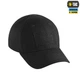 Тактическая бейсболка M-Tac Elite Flex рип-стоп, Black, S/М - изображение 2