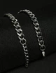 Браслет из нержавеющей стали 8 мм кубинское плетение - изображение 2
