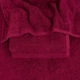 Набір махрових рушників 3шт GM Textile 40х70см, 50х90см, 70х140см 400г / м2 (Бордовий) - зображення 5