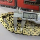 Цепь привода квадроцикла мотоцикла сальниковая усиленная 428H Oring 118 звеньев JT Япония Gold - изображение 3