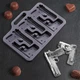 Форма для кондитерских изделий шоколада льда из силикона Пистолет 3D Черный - изображение 2