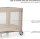 Кровать-манеж Kinderkraft Joy 2 Beige (KLJOY02BEG00000) (5902533925124) - изображение 4
