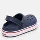 Детские кроксы-сабо для мальчика Crocs Off Court Clog K 208477 33-34 (J2) Nvy/Ppr (1962653539278) - изображение 4