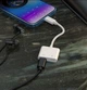 Переходник - аудио адаптер Borofone BV11 Dual Lightning digital audio converter белый - изображение 7