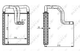 Радіатор грубки NRF 54335 Hyundai Tucson 971382E150 - зображення 5
