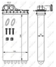 Радиатор печки NRF 54332 Peugeot 206, 307; Citroen C3, Xsara 6448L0, 6448Q2 - изображение 3