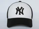 Кепка с сеткой New York Yankees размер 56 Черно-белая (4838) - изображение 2