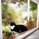 Подвесная лежанка - гамак для кошек Window Mounted Cat Bed - изображение 3