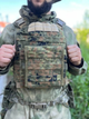 Милитарная сумка/подсумок под аптечку (самосвал) CORDURA 1000D АПТЕЧКА НАТО 19х19х3 см Флектарн - изображение 7