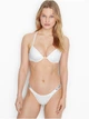 Купальник Victoria's Secret Bombshell push-up Shine Strap White 70В/XS - зображення 4