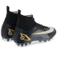 Бутсы футбольные с носком Zelart 2588 размер 44 Black-Grey-Gold - изображение 4