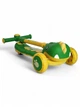 Дитячий триколісний самокат біговів складаний Cuest Dino 8102 Yellow-Green - зображення 4