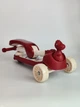 Детский трехколесный самокат беговел складной Scooter Animal 8107 Red-Light Beige - изображение 4