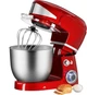 Тестомес Royalty Line PKM-1600 Red SLOVAKIA 1600W 6L кухонный комбайн миксер планетарный - изображение 1