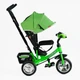 Велосипед триколісний Best Trike 6588B (колеса EVA, Bluetooth, USB, музика) Зелений - зображення 3