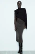 Платье Zara 7901/624/753 M Коричневое - изображение 8