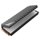 Охлаждающий радиатор Jonsbo Heatsink NVMe M.2 2280, алюминиевый сплав с термопрокладками Серый (J2280-BLK) - изображение 5