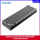 Охлаждающий радиатор Jonsbo Heatsink NVMe M.2 2280, алюминиевый сплав с термопрокладками Серый (J2280-BLK) - изображение 10