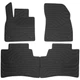 Коврики в салон Inliner для Zeekr 001 '21- Geometric Design из экокожи черные с серой нитью (комплект) - изображение 1