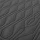 Килимок у багажник Inliner для Porsche Cayenne '10-17 без сабвуфера екошкіри Wave Style чорний - зображення 4