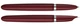 Чорнильна ручка Parker 51 Burgundy CT FP бургунді/сталь перо F (тонке) - изображение 3