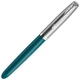 Чорнильна ручка Parker 51 Teal Blue CT FP бірюзова/сталь перо F (тонке) - изображение 2