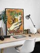 Вінтажний пивний постер / Beer / Пивний плакат / Hello beer vintage poster - изображение 1