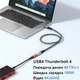 Кабель удлинитель USB4 Type-C - Type-C Thunderbolt 4 PD 100W 0.8 м (36987) - изображение 2