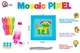Мозаика Mosaic Pixel 222 элемента разноцветная для детей творчество развитие воображения и моторики - изображение 1