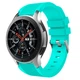 Силіконовий ремінець Watchbands для Samsung Galaxy Gear S3 / Samsung Galaxy Watch 46mm - бірюзовий (WB001GALAXYTURQ) - зображення 1