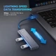 Преобразователь хаб UGREEN CM219 4-Port USB 3.0 Hub + питание по Micro-USB (50985) - изображение 4