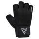 Рукавички для фітнесу RDX W1 Half Black Plus XL - изображение 1