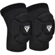 Наколінники спортивні RDX Hosiery Knee Foam K5 Black/White L (пара) - изображение 1